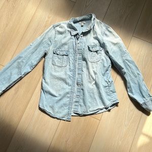 Jcrew denim shirt boyfriend